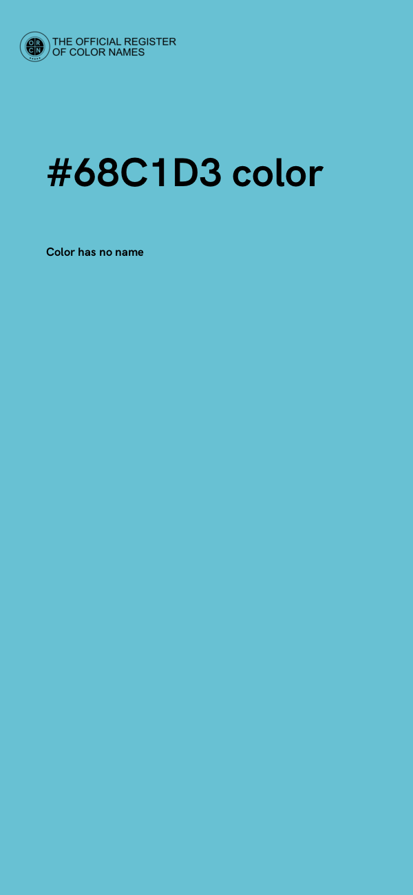 #68C1D3 color image