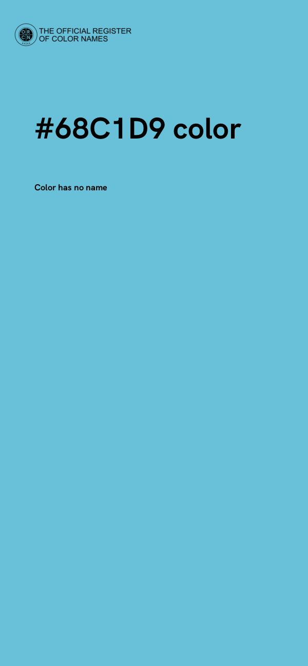#68C1D9 color image