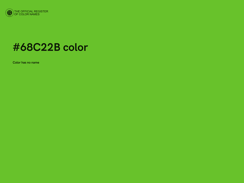 #68C22B color image