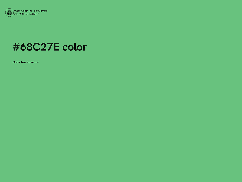#68C27E color image