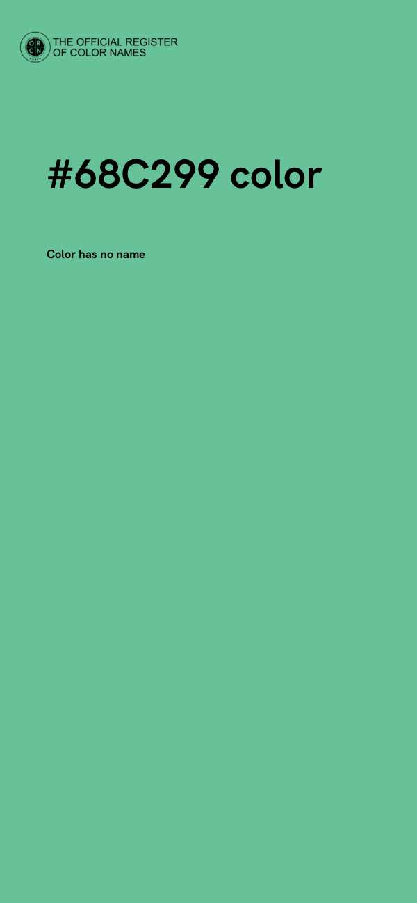 #68C299 color image