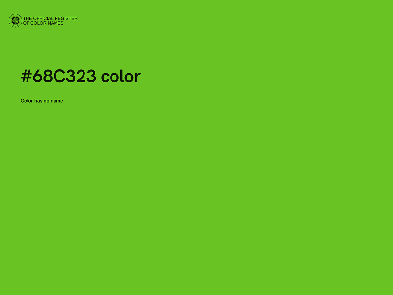 #68C323 color image