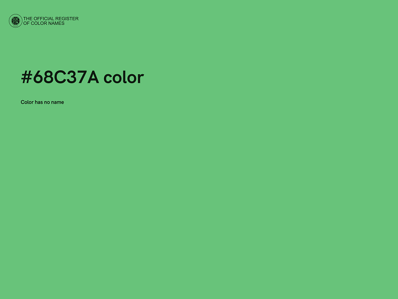 #68C37A color image