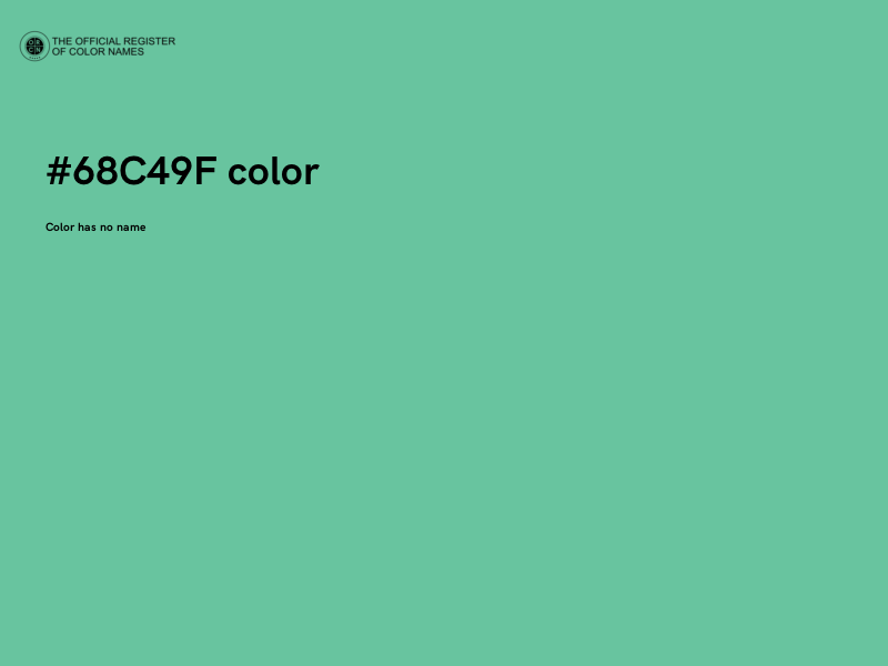 #68C49F color image
