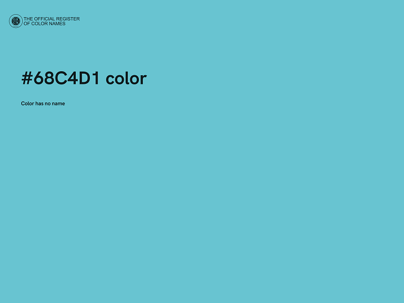 #68C4D1 color image