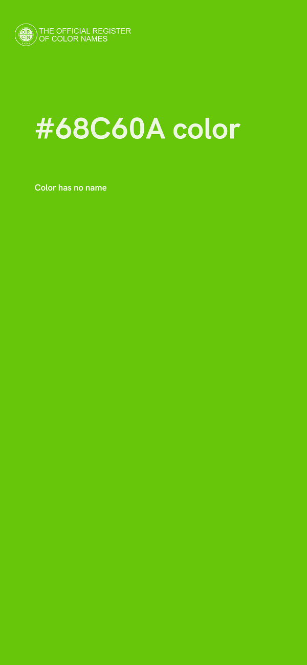 #68C60A color image