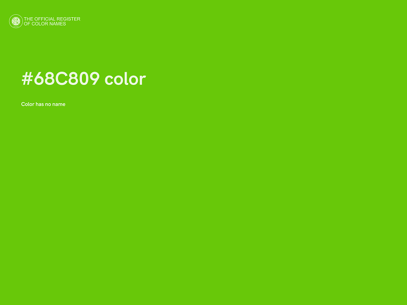 #68C809 color image