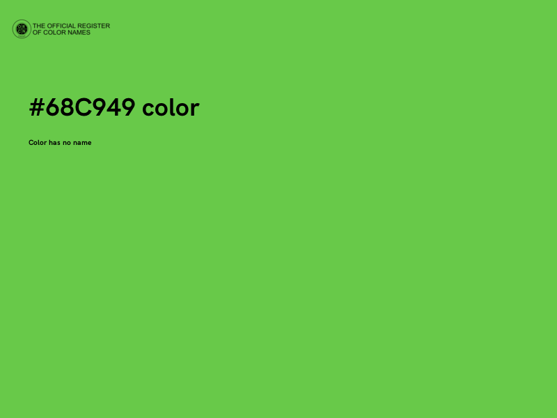 #68C949 color image