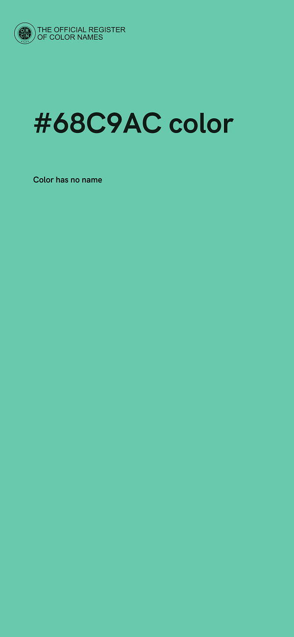 #68C9AC color image