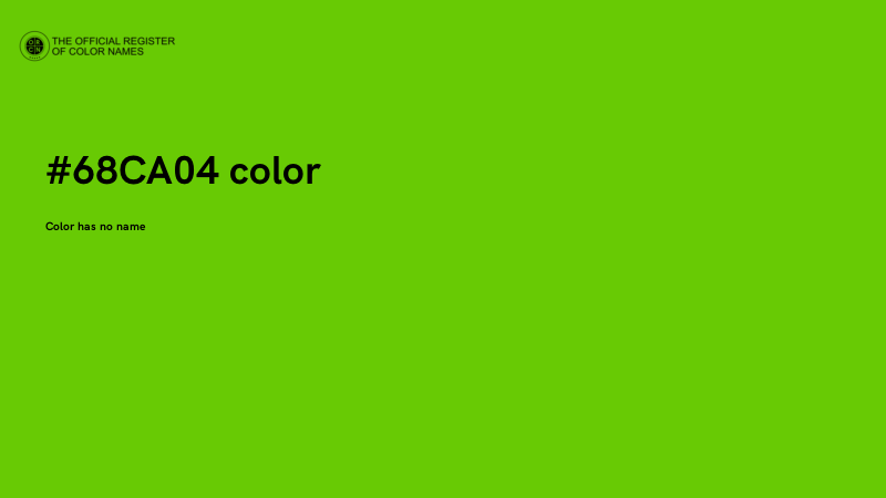 #68CA04 color image