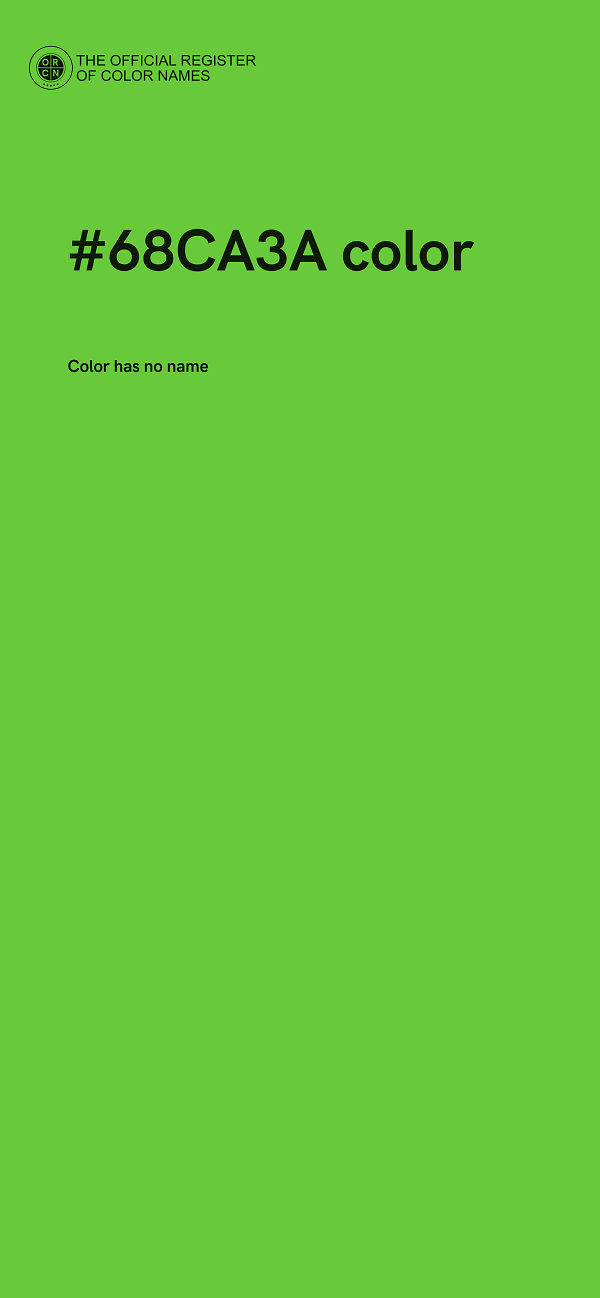 #68CA3A color image
