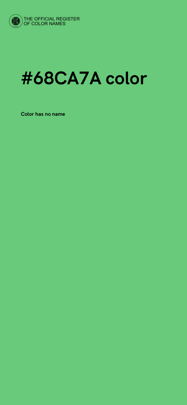 #68CA7A color image