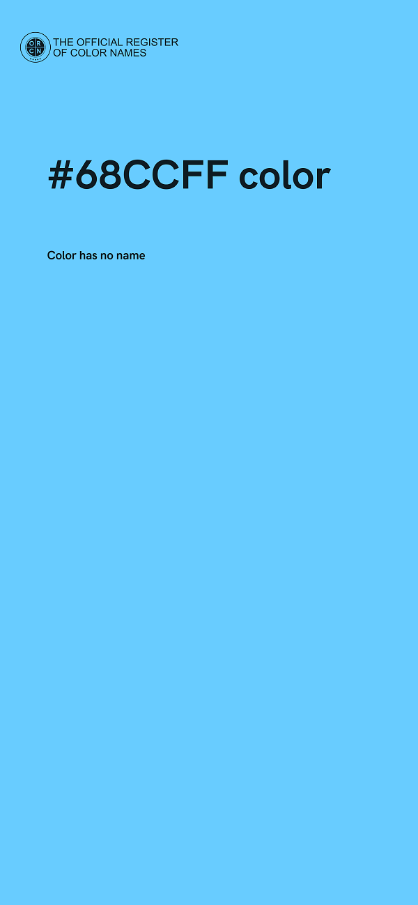#68CCFF color image