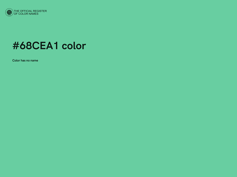 #68CEA1 color image