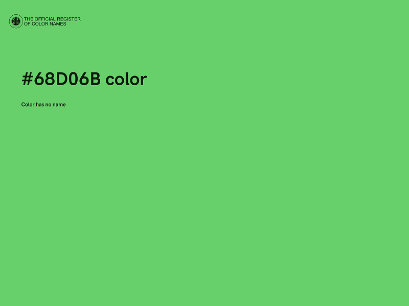 #68D06B color image