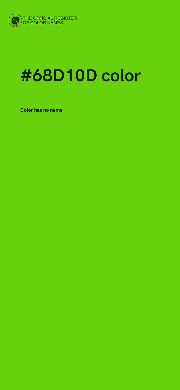 #68D10D color image