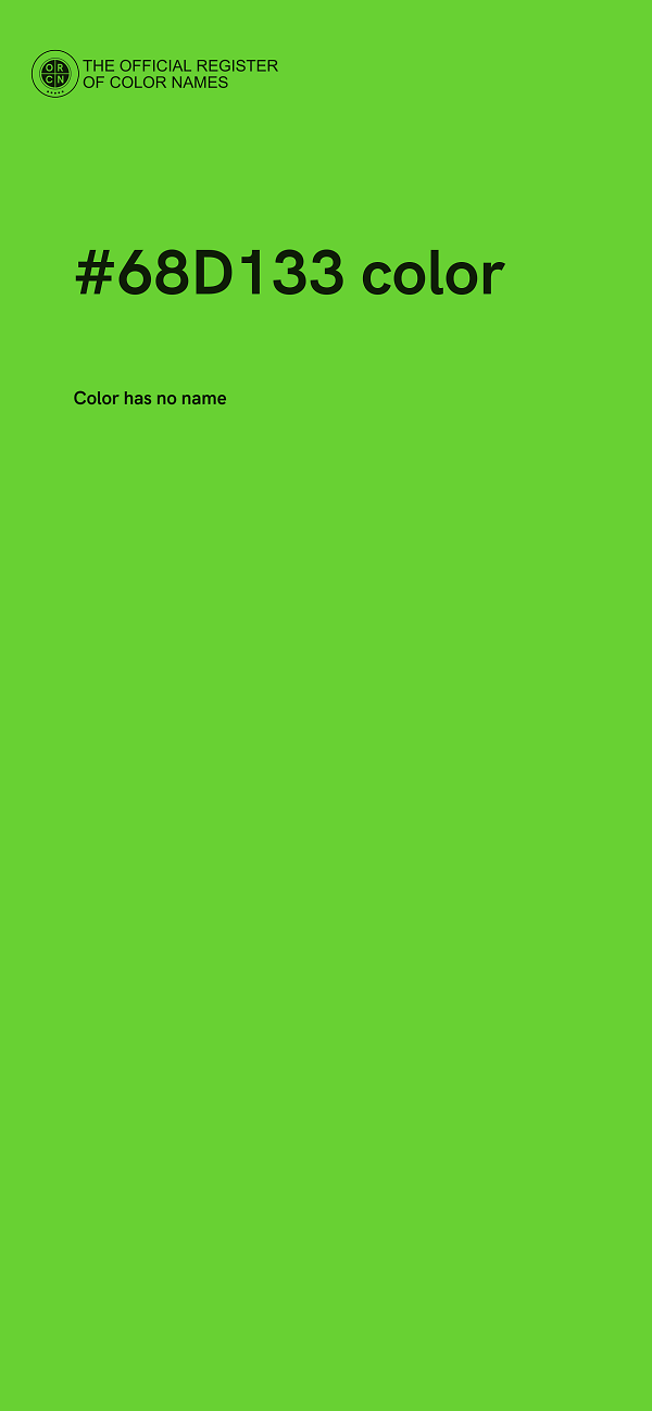 #68D133 color image