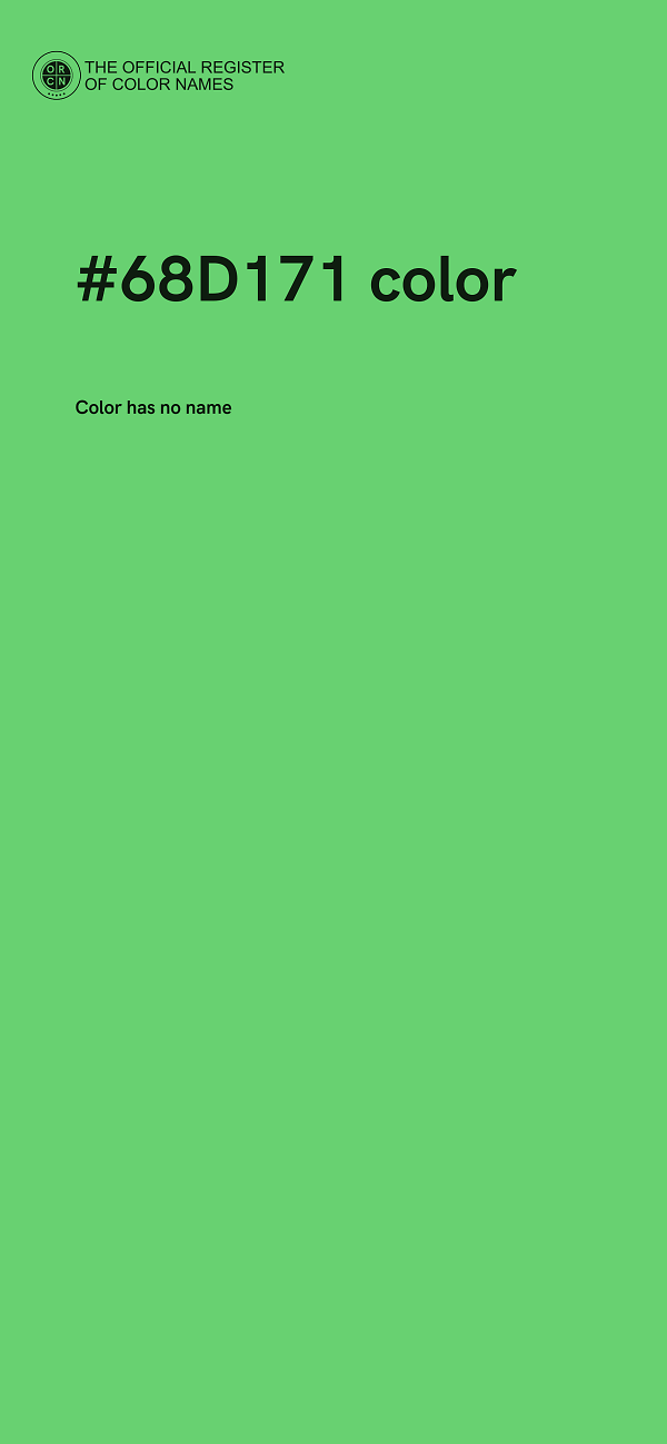 #68D171 color image