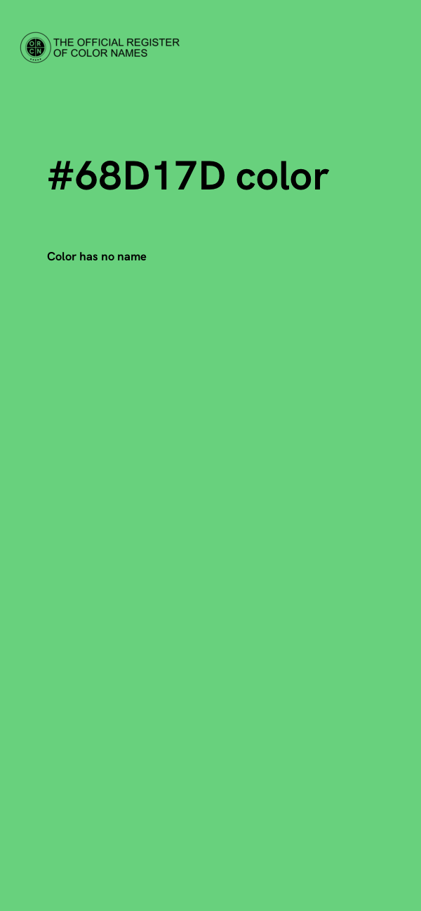 #68D17D color image