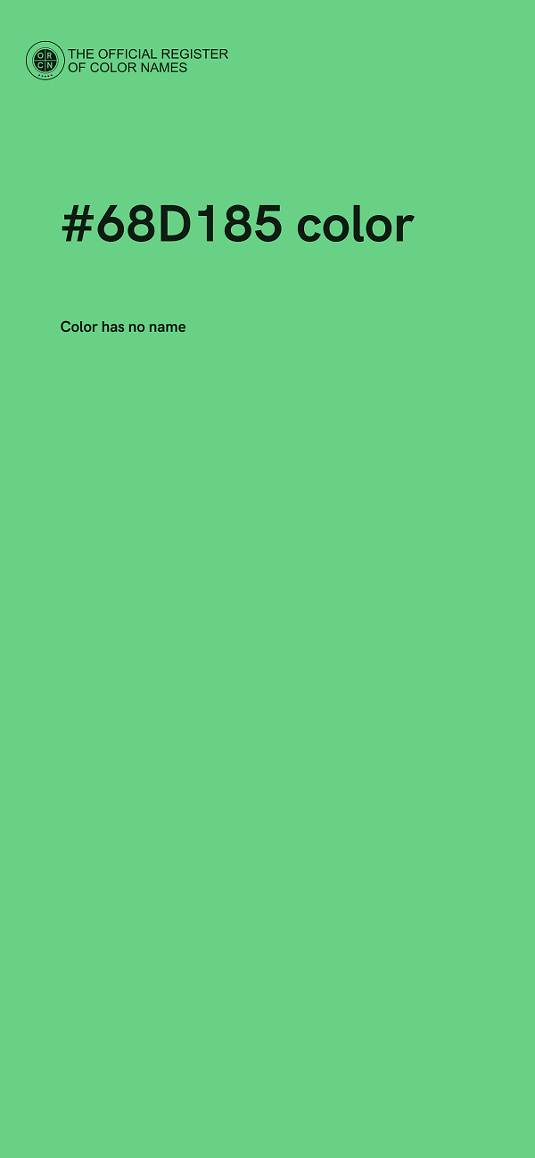 #68D185 color image