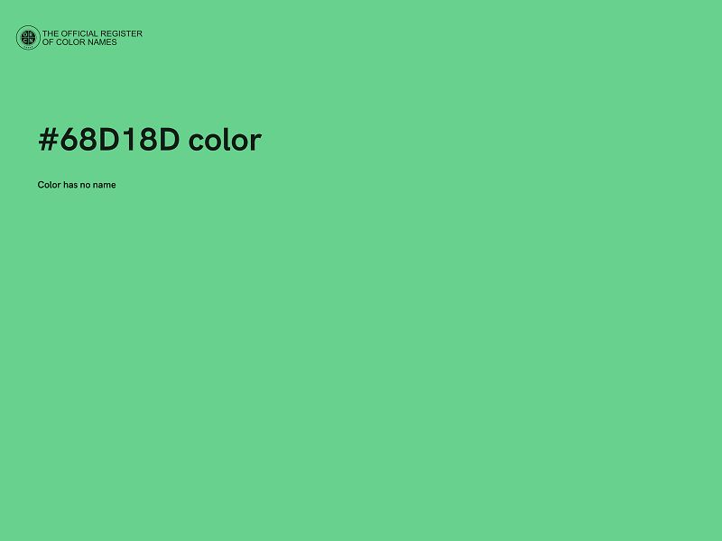 #68D18D color image