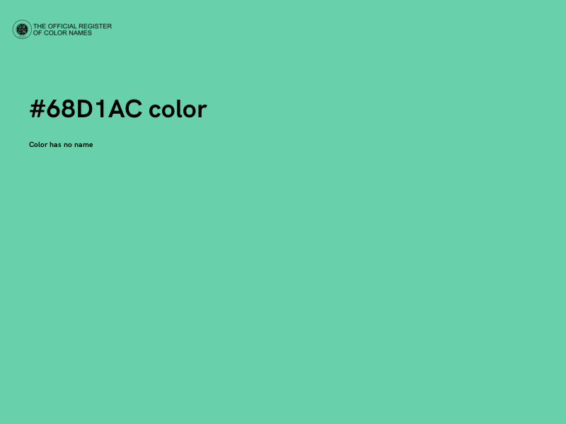#68D1AC color image
