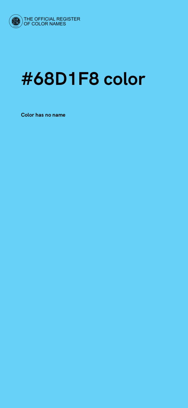 #68D1F8 color image