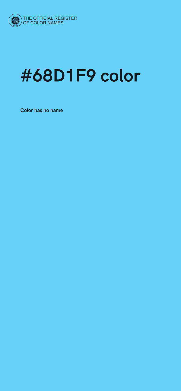 #68D1F9 color image