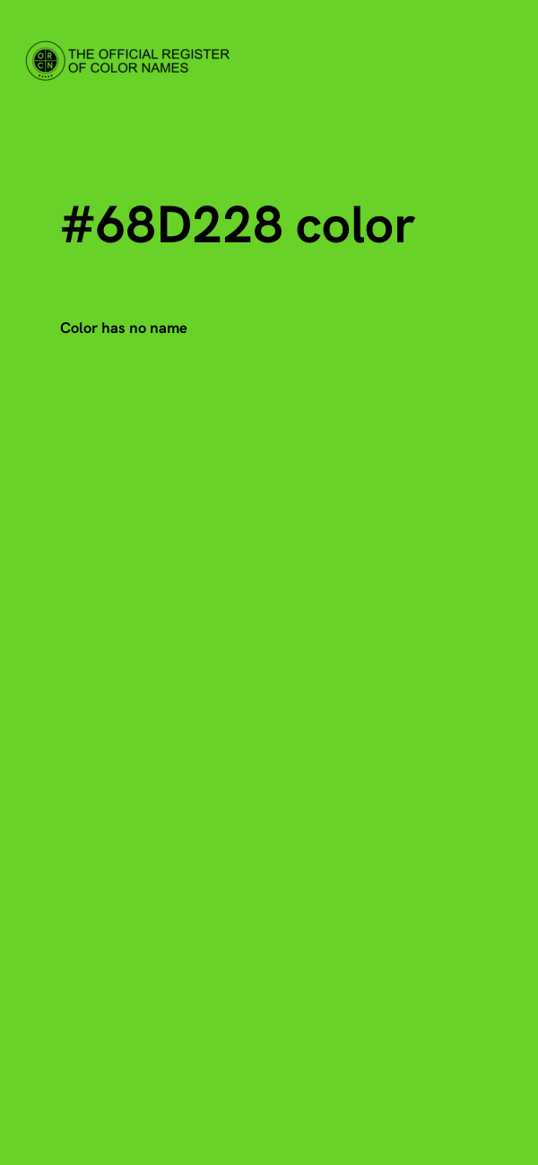 #68D228 color image