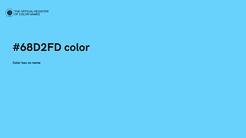 #68D2FD color image