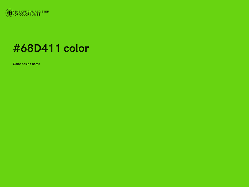#68D411 color image