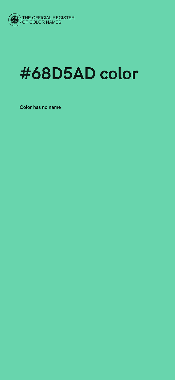 #68D5AD color image