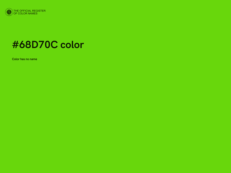 #68D70C color image