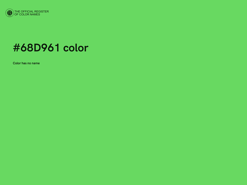 #68D961 color image