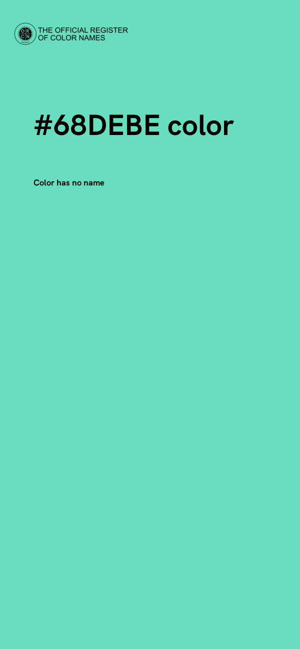 #68DEBE color image
