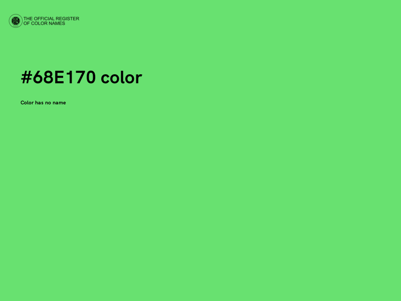 #68E170 color image