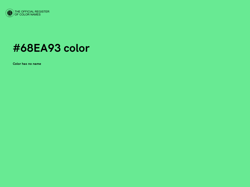 #68EA93 color image