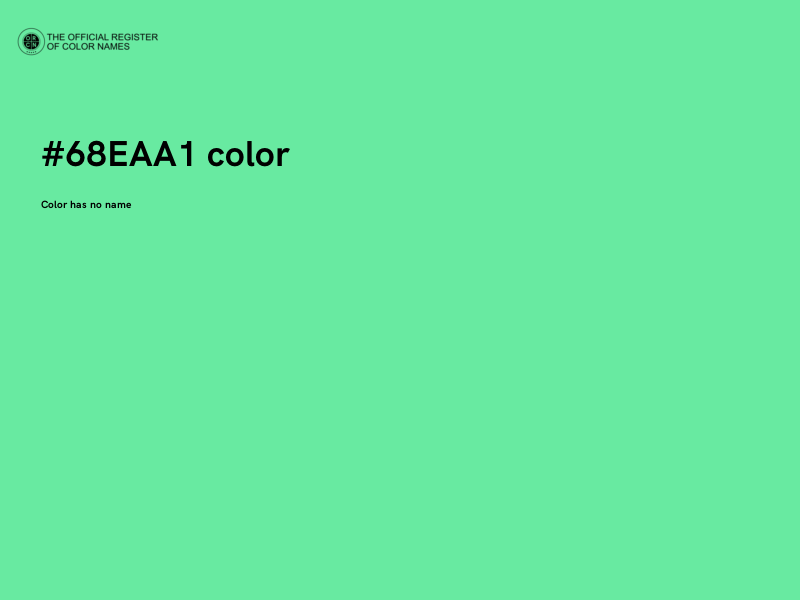#68EAA1 color image