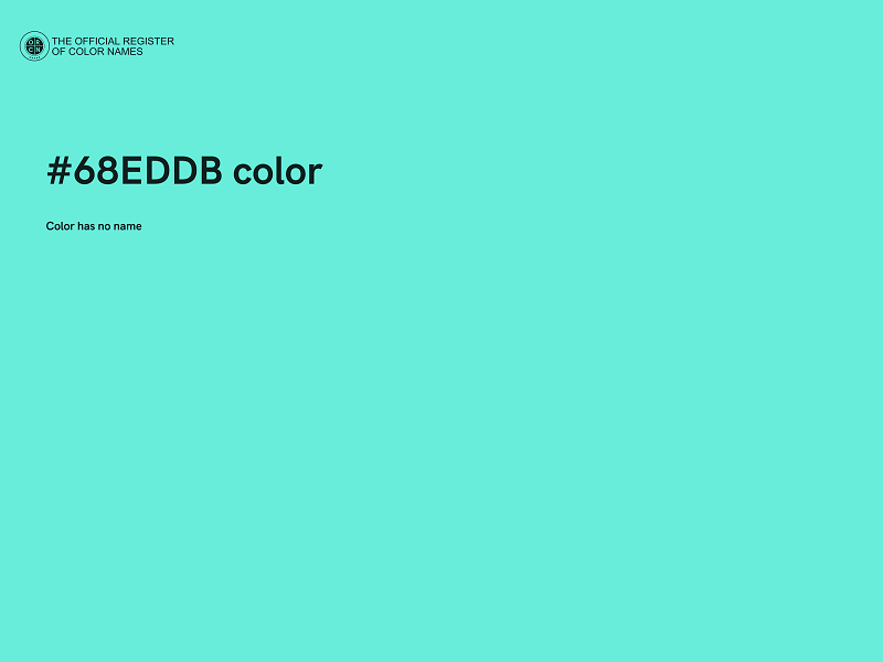#68EDDB color image