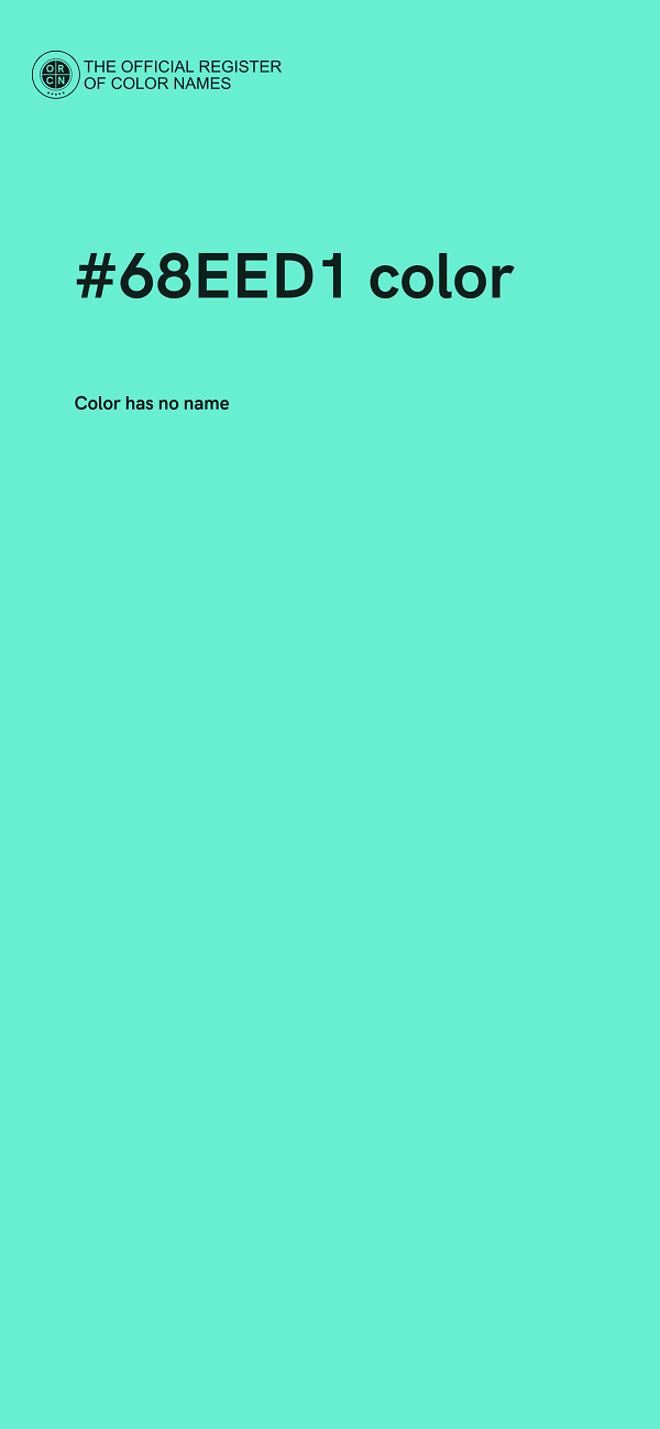 #68EED1 color image