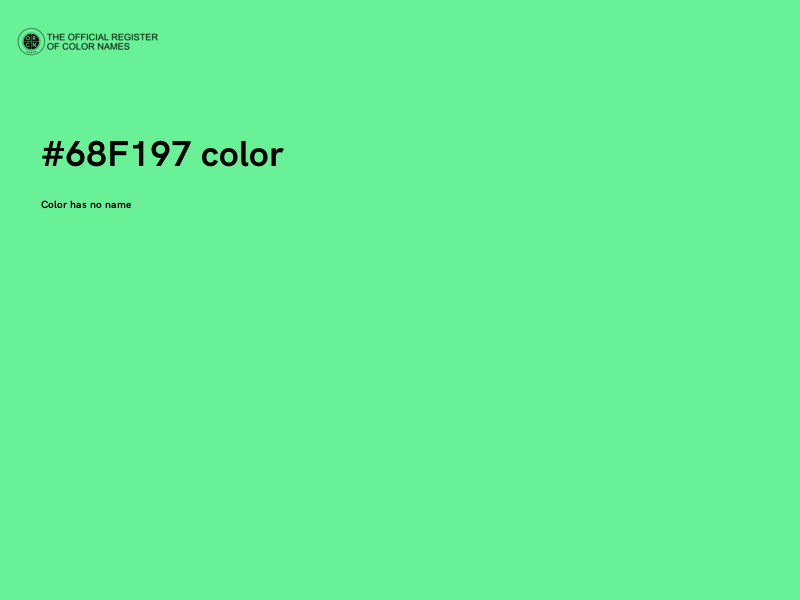 #68F197 color image
