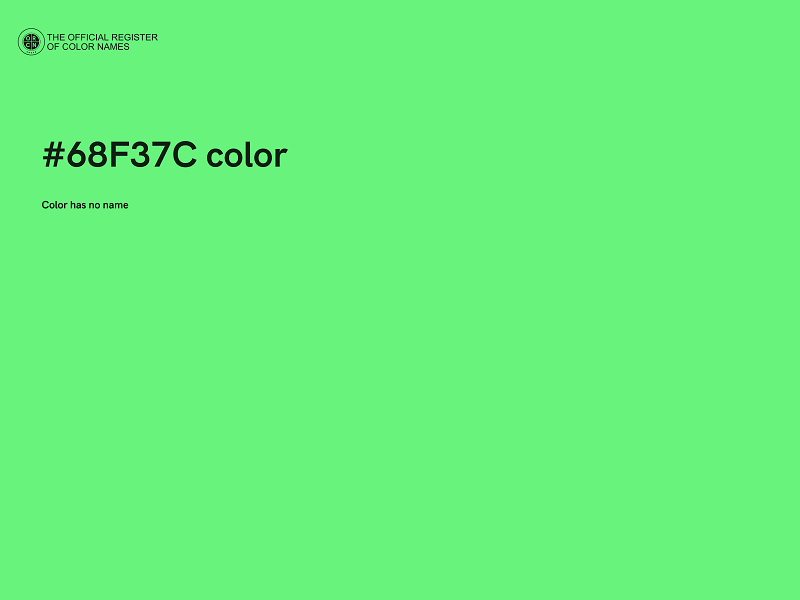 #68F37C color image