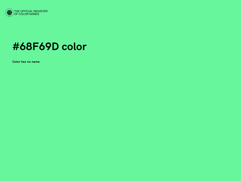 #68F69D color image