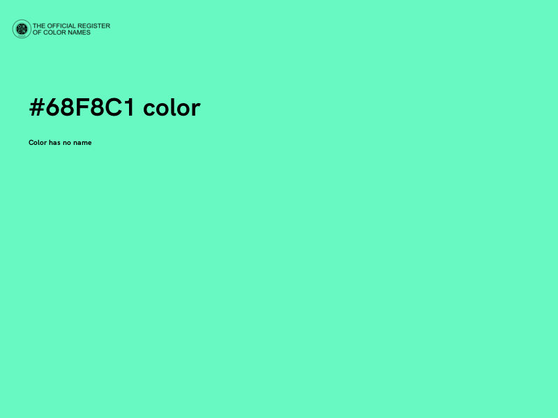 #68F8C1 color image