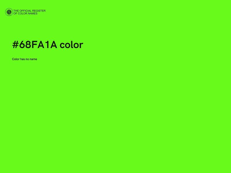 #68FA1A color image