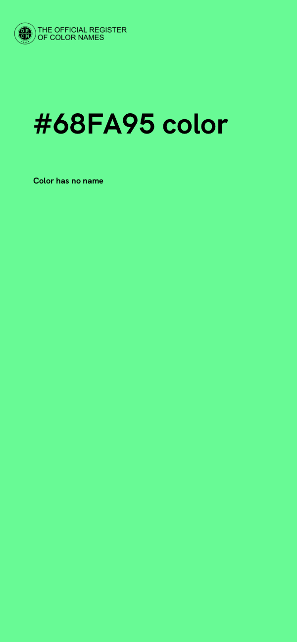 #68FA95 color image