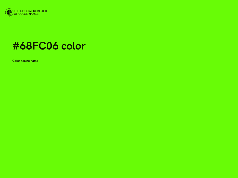 #68FC06 color image