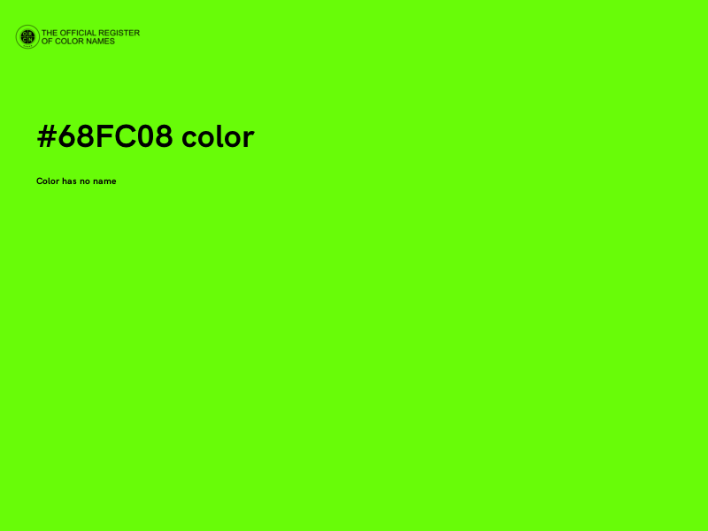 #68FC08 color image