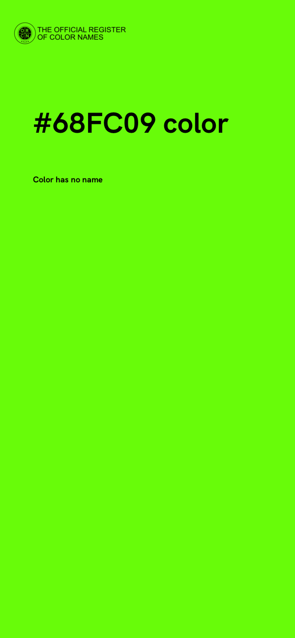 #68FC09 color image
