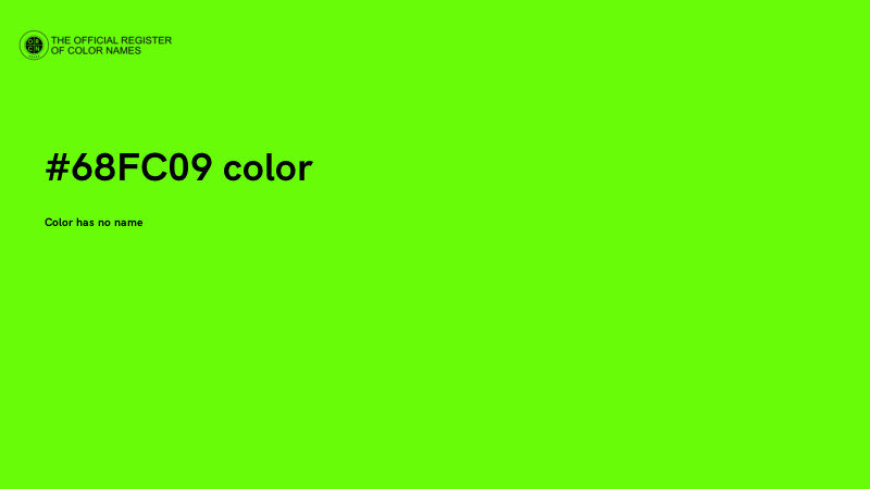 #68FC09 color image